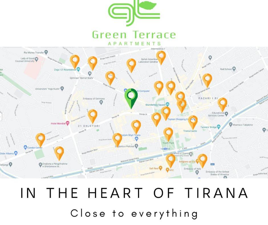 Green Terrace Apartment 4 Tirana Exteriör bild